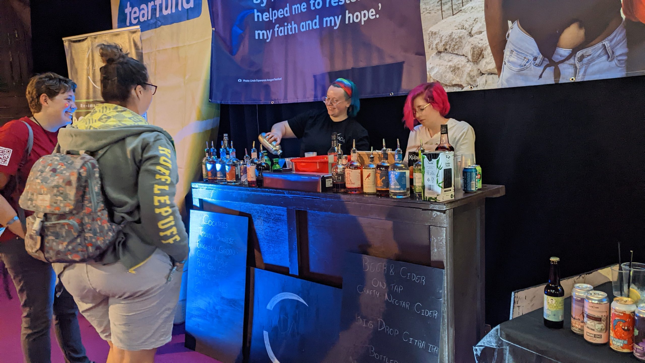 YADA Bar Serving Alcohol Free Drinks at Festivals
